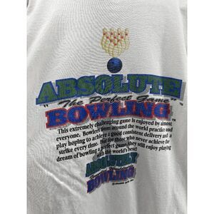 Vintage 90s Y2K Absolute Bowling Erazor Bits Shirt Size XL Serious Sports